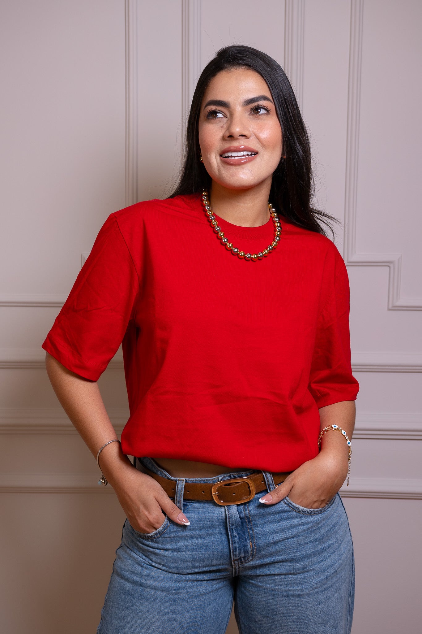 Camiseta Premium – Tela Suave y Cómoda, 100% Algodón Color Rojo