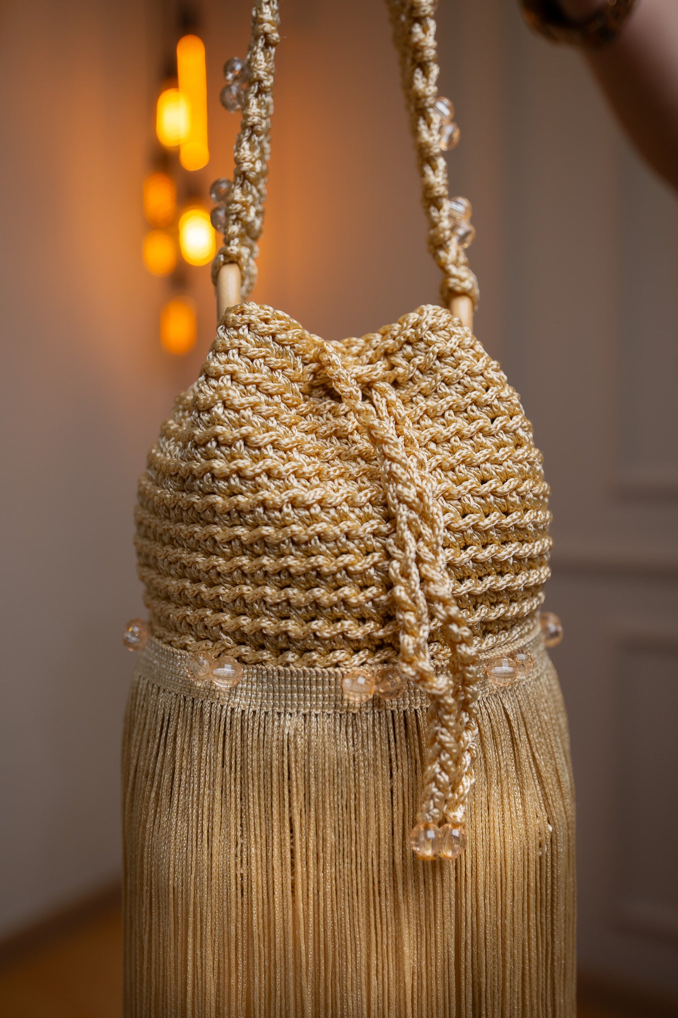 MOCHILA AMAROSA BEIGE