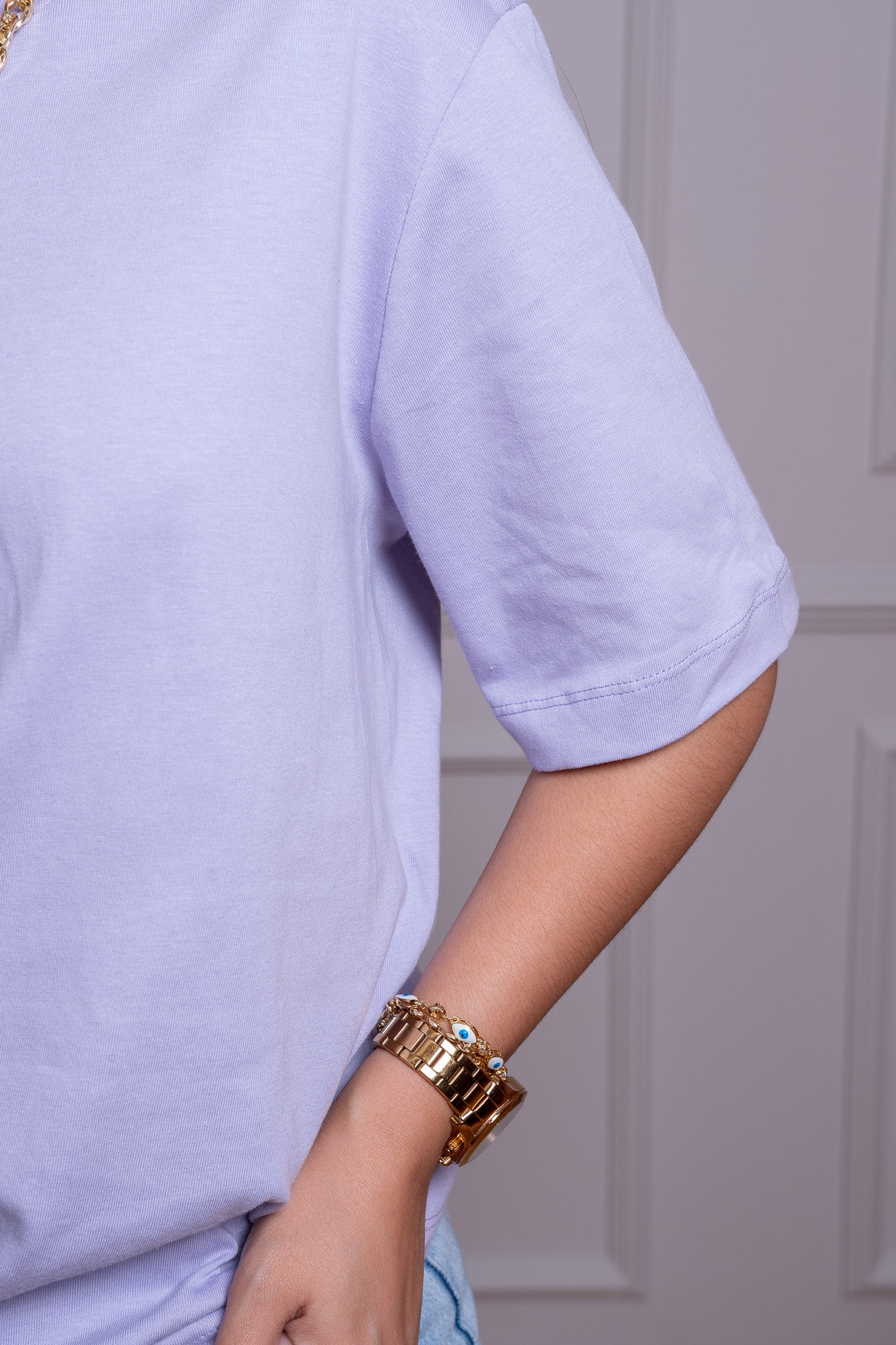 Camiseta Premium – Tela Suave y Cómoda, 100% Algodón Color Lila