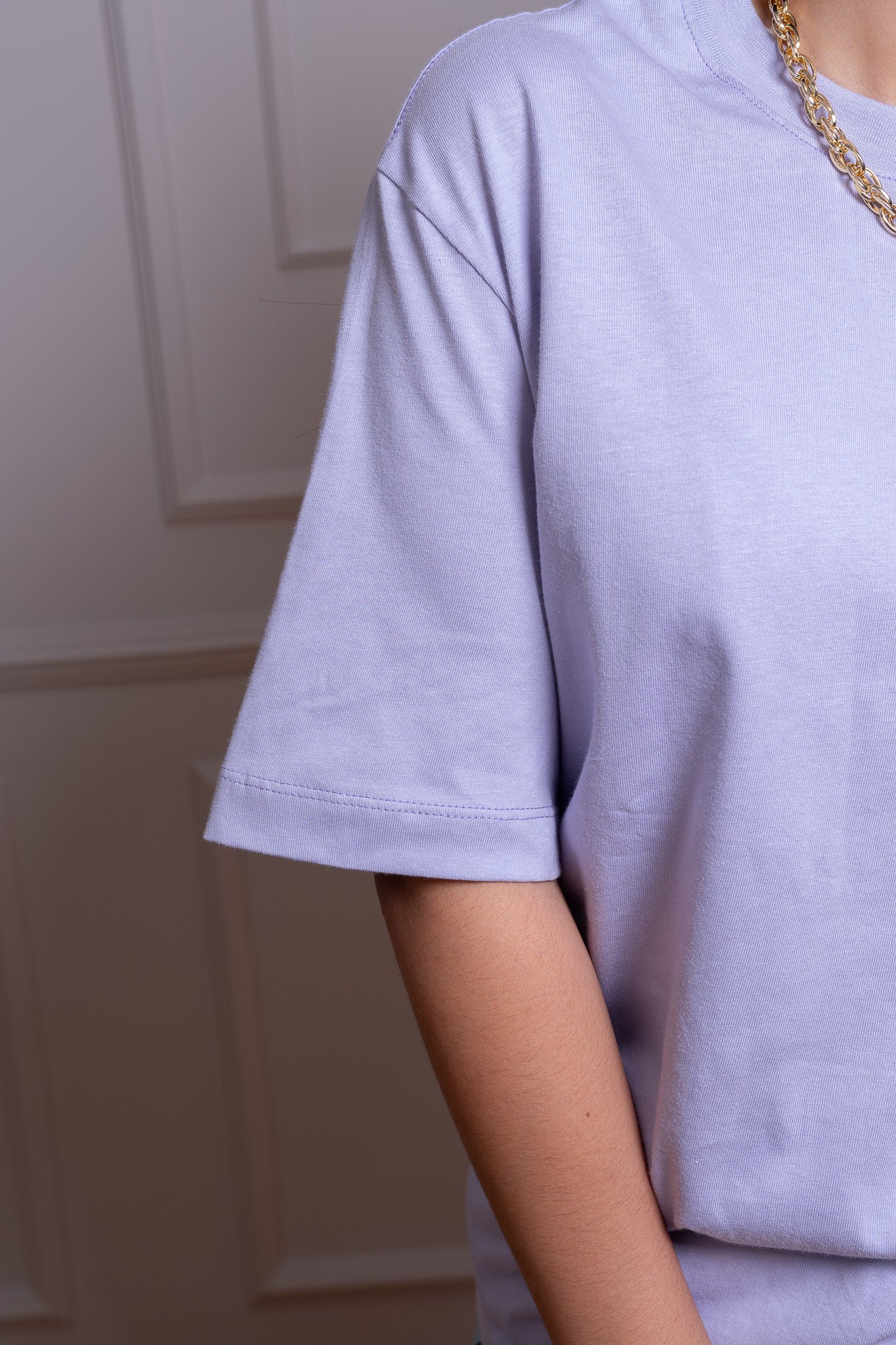 Camiseta Premium – Tela Suave y Cómoda, 100% Algodón Color Lila