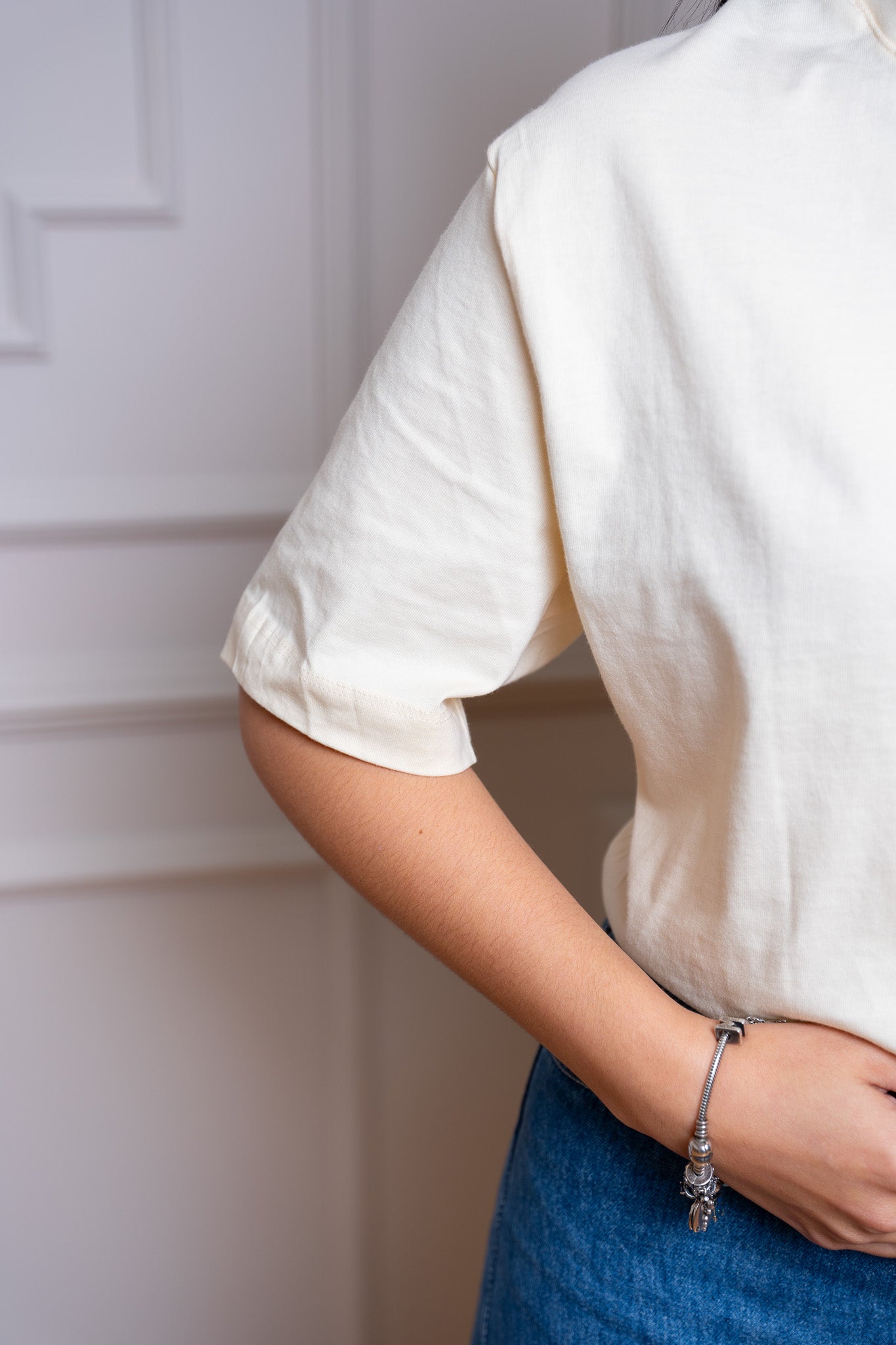Camiseta Premium – Tela Suave y Cómoda, 100% Algodón Color Vainilla