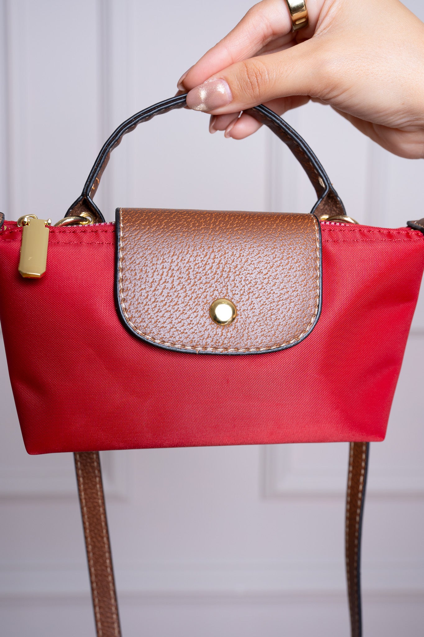Mini Bolso “Chic París” – Rojo Pasión