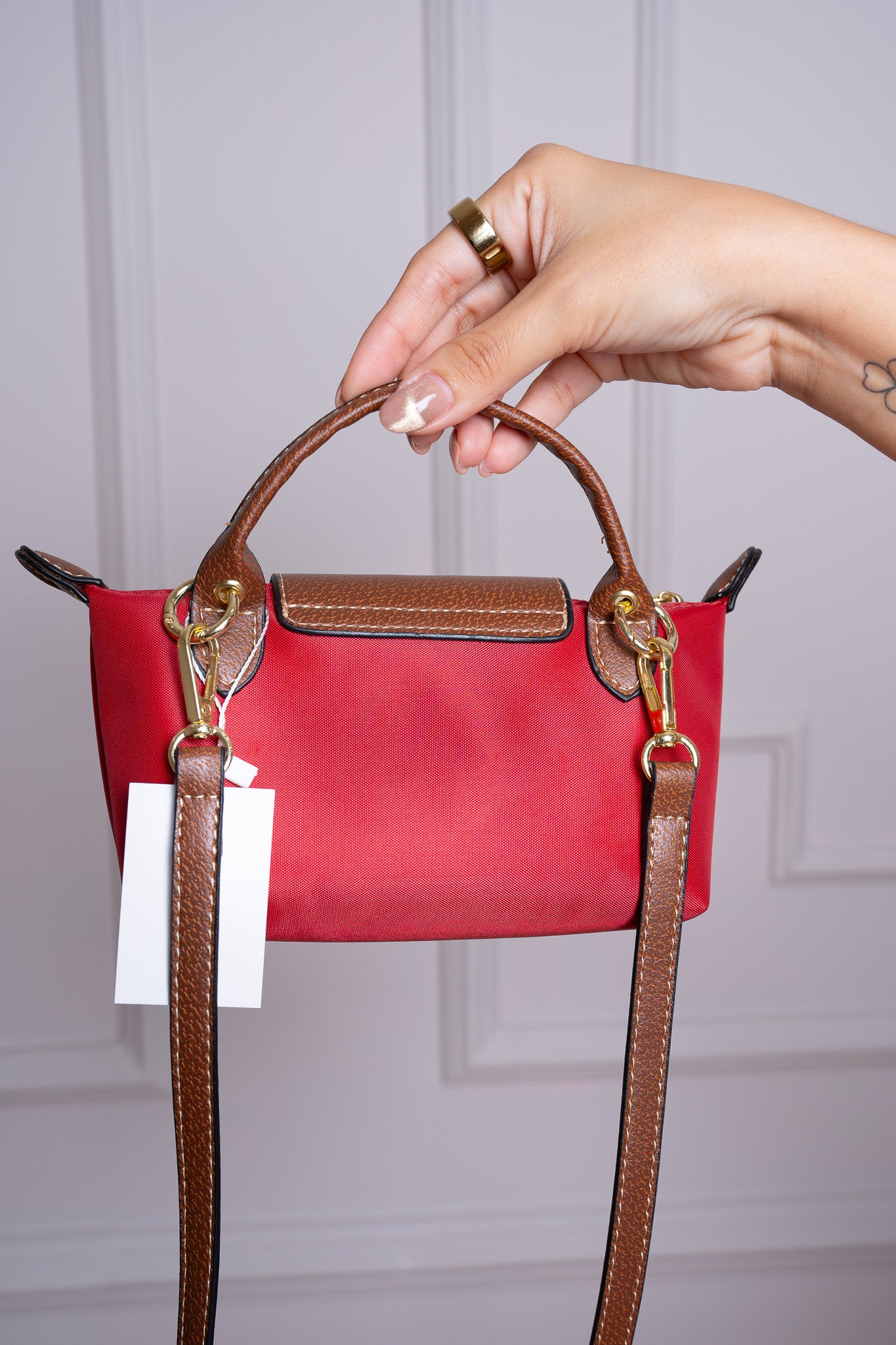 Mini Bolso “Chic París” – Rojo Pasión