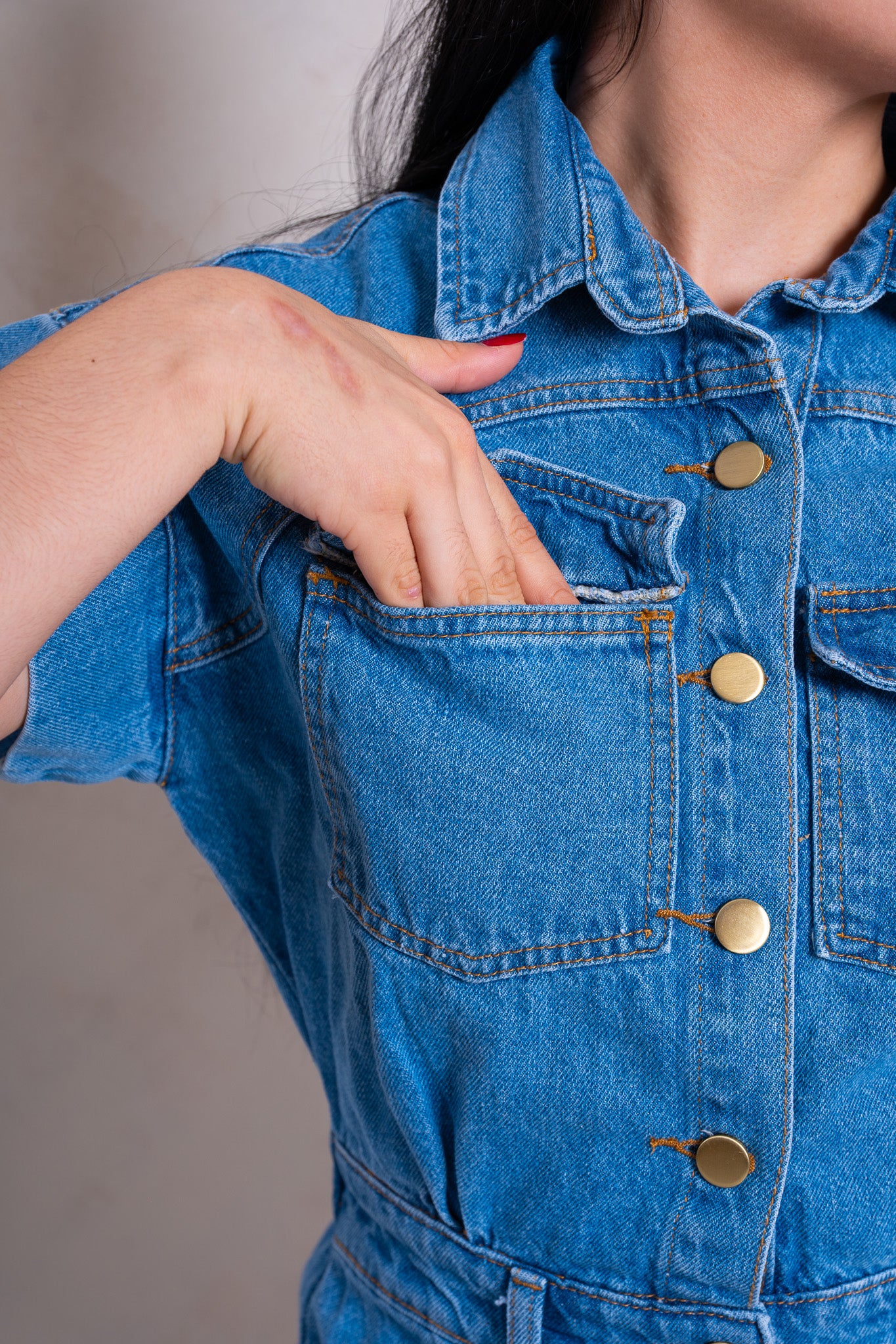 Enterizo Denim REF: 3207