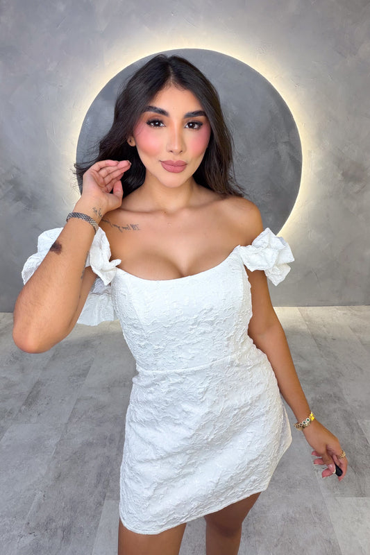 VESTIDO AMERICANO REF: LD12577 BLANCO