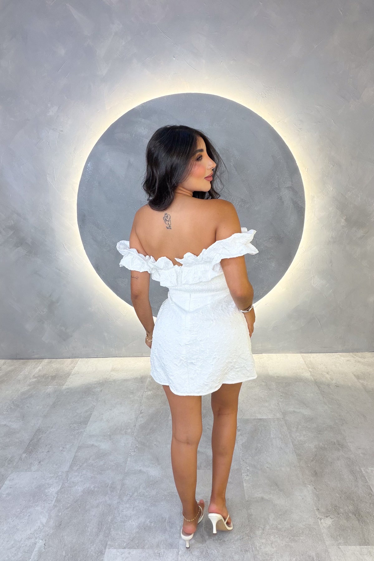 VESTIDO AMERICANO REF: LD12577 BLANCO