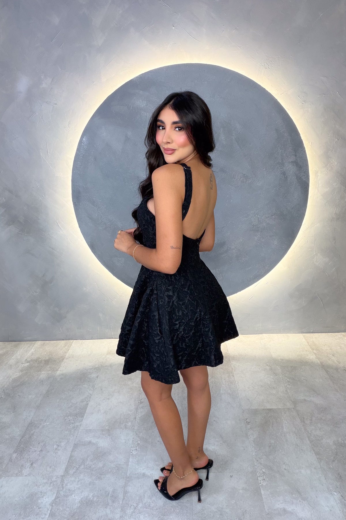 VESTIDO AMERICANO REF:LD12446 NEGRO