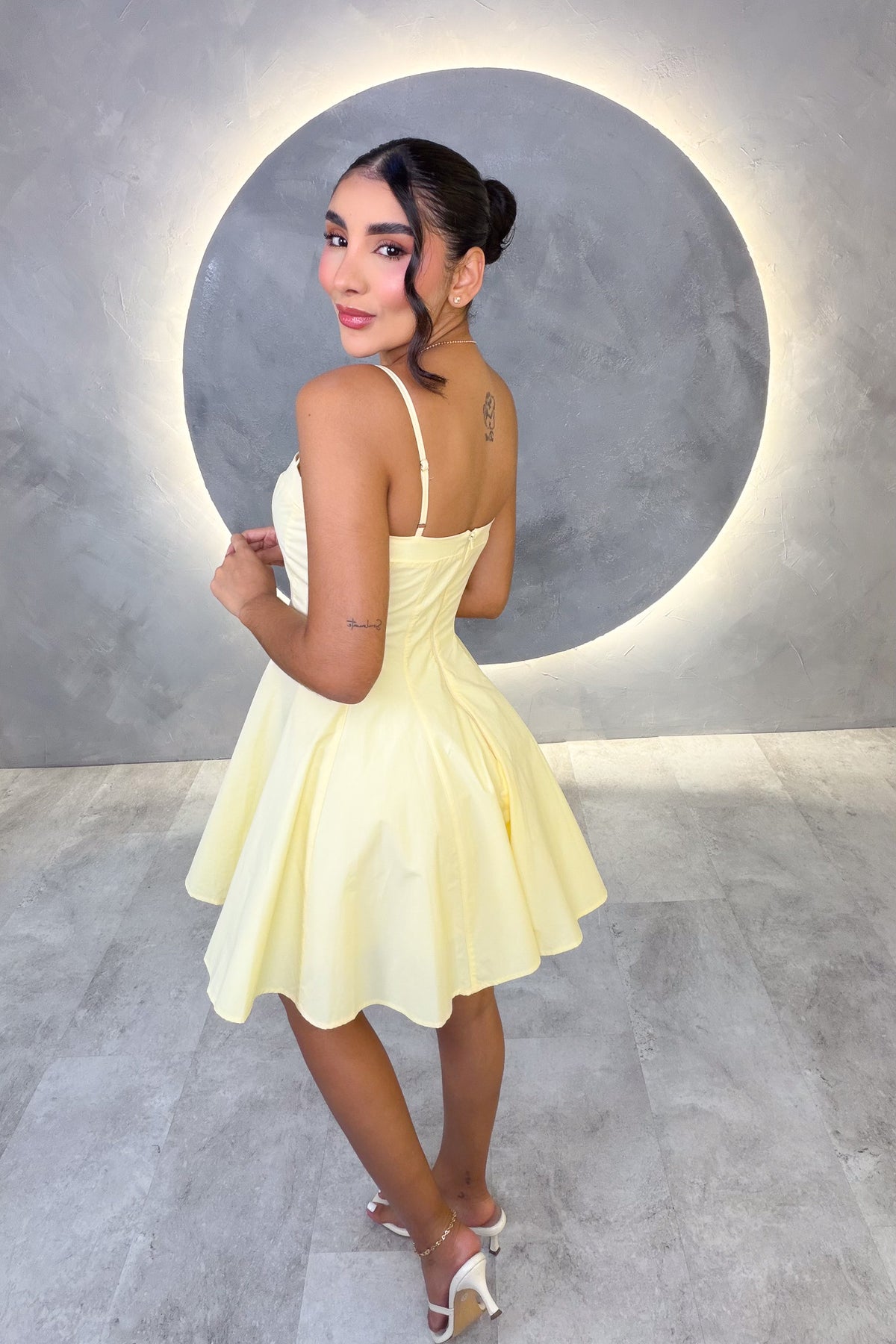 VESTIDO AMERICANO REF:D80793 AMARILLO