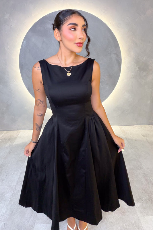 VESTIDO AMERICANO REF:ED1997 NEGRO