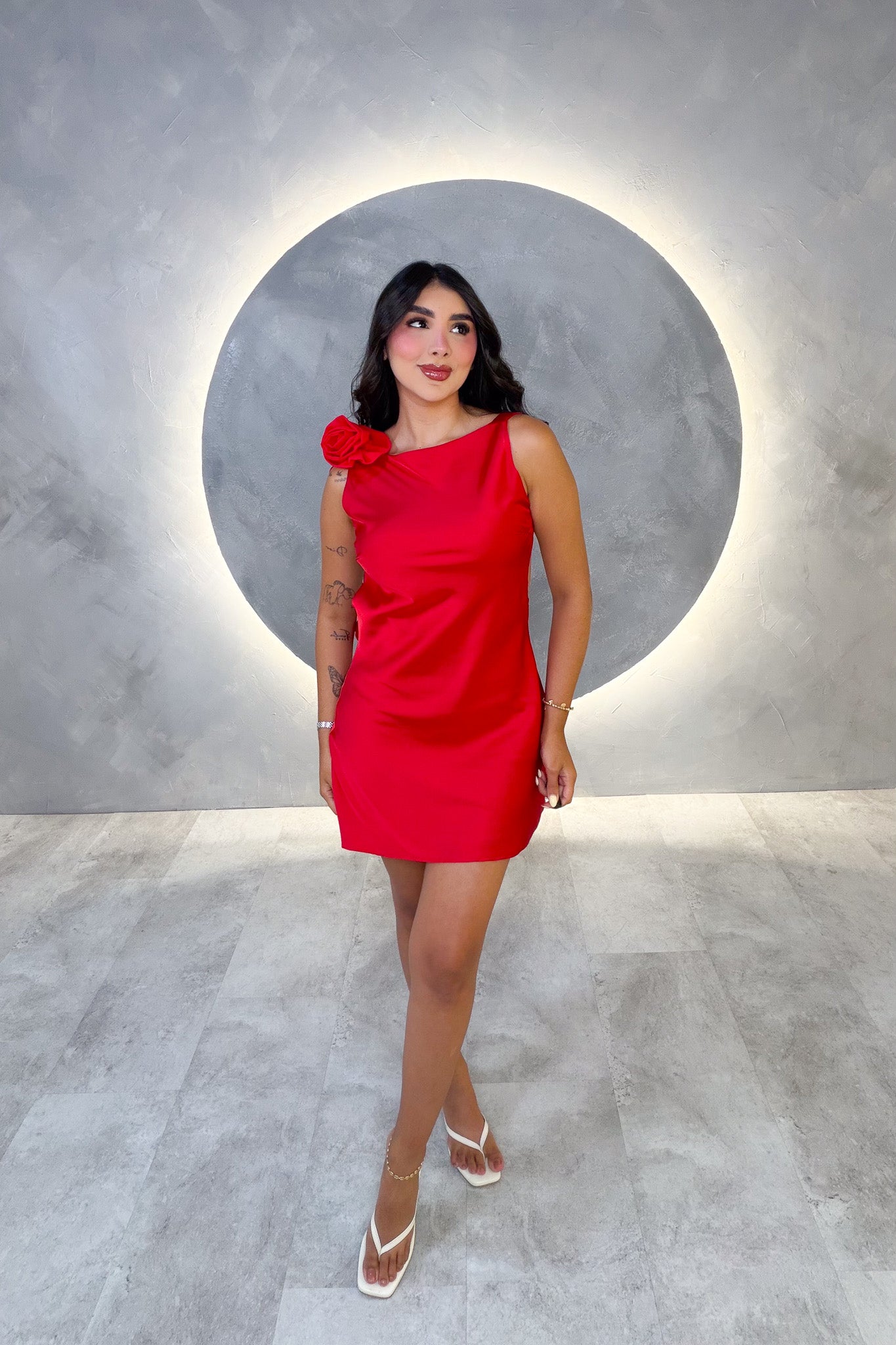VESTIDO AMERICANO REF: LD12603 ROJO