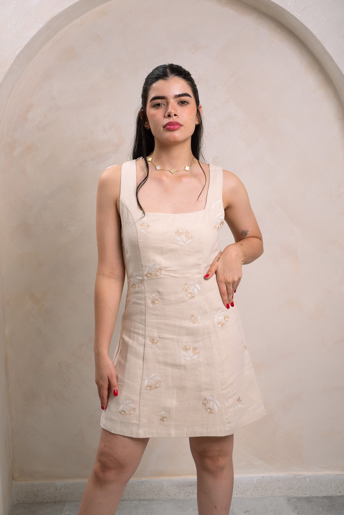 🇺🇸 VESTIDO BORDADO AMERICANO REF: 592
