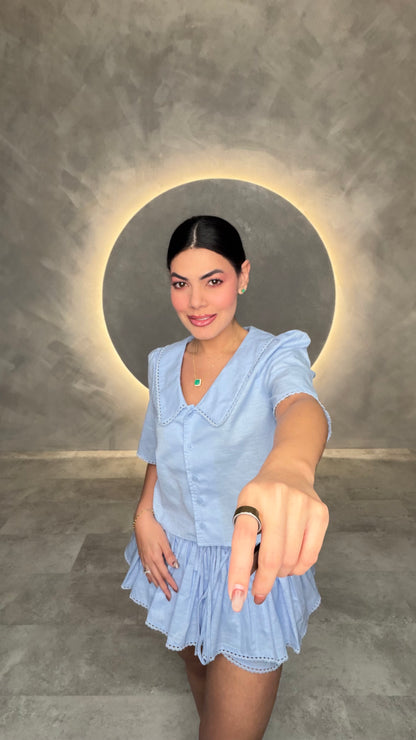 🇺🇸SET FALDA SHORT AMERICANO REF: 000