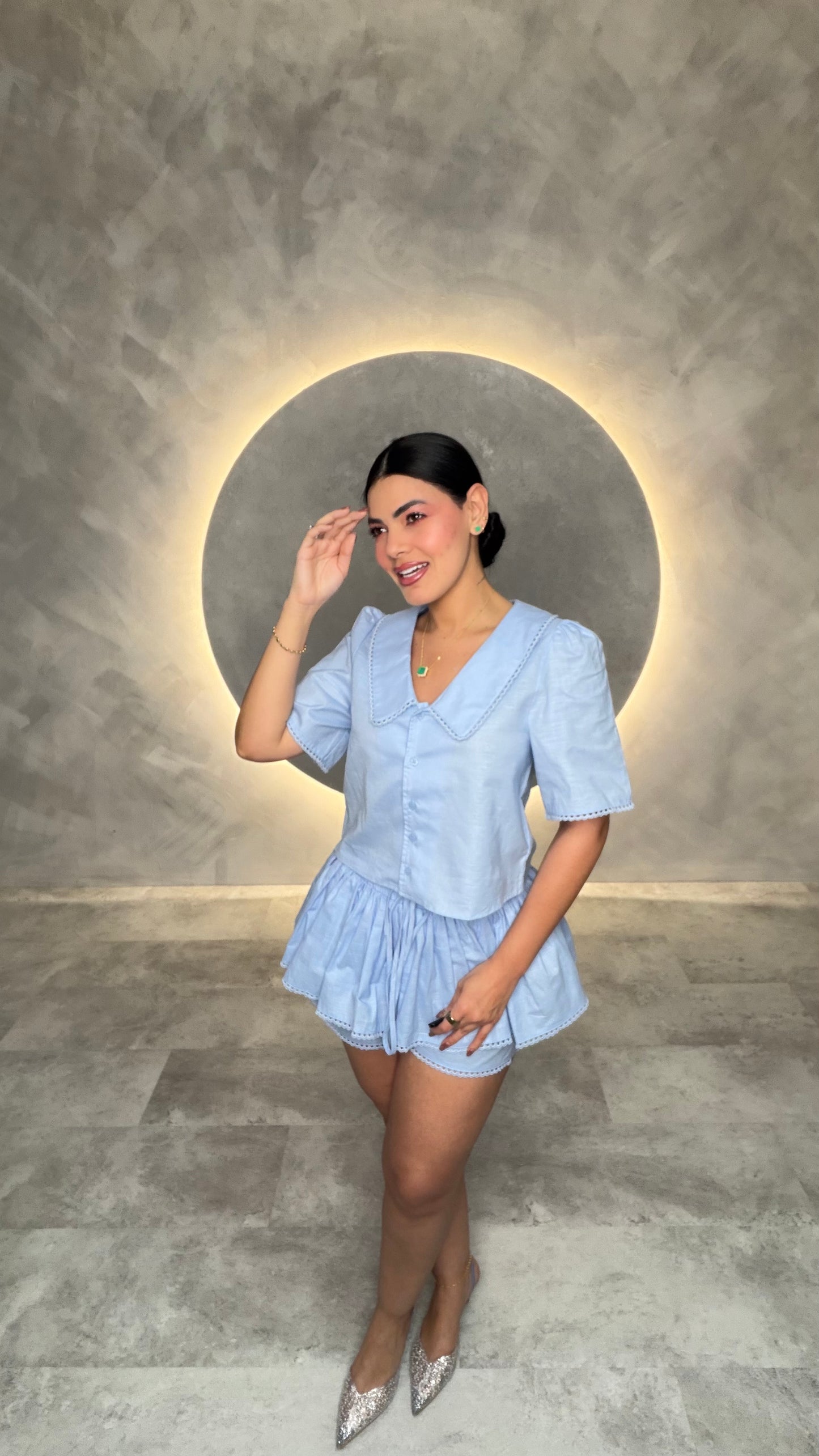 🇺🇸SET FALDA SHORT AMERICANO REF: 000