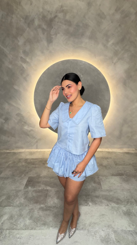 🇺🇸SET FALDA SHORT AMERICANO REF: 000