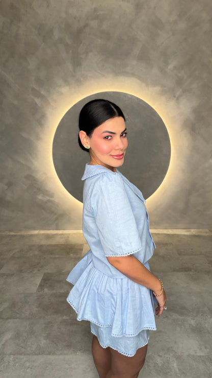 🇺🇸SET FALDA SHORT AMERICANO REF: 000