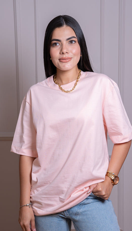 Camiseta Premium – Tela Suave y Cómoda, 100% Algodón Color Palo De Rosa Amarosa