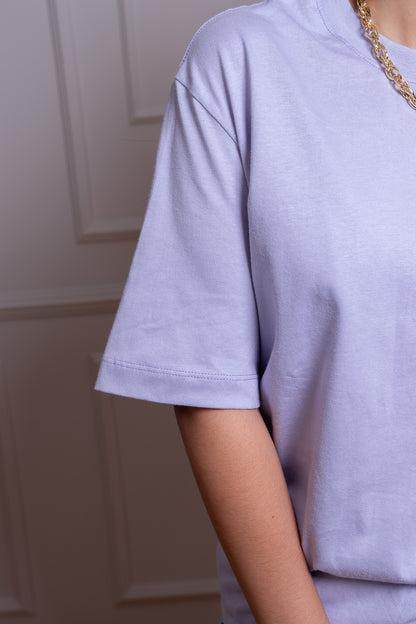Camiseta Premium – Tela Suave y Cómoda, 100% Algodón Color Lila
