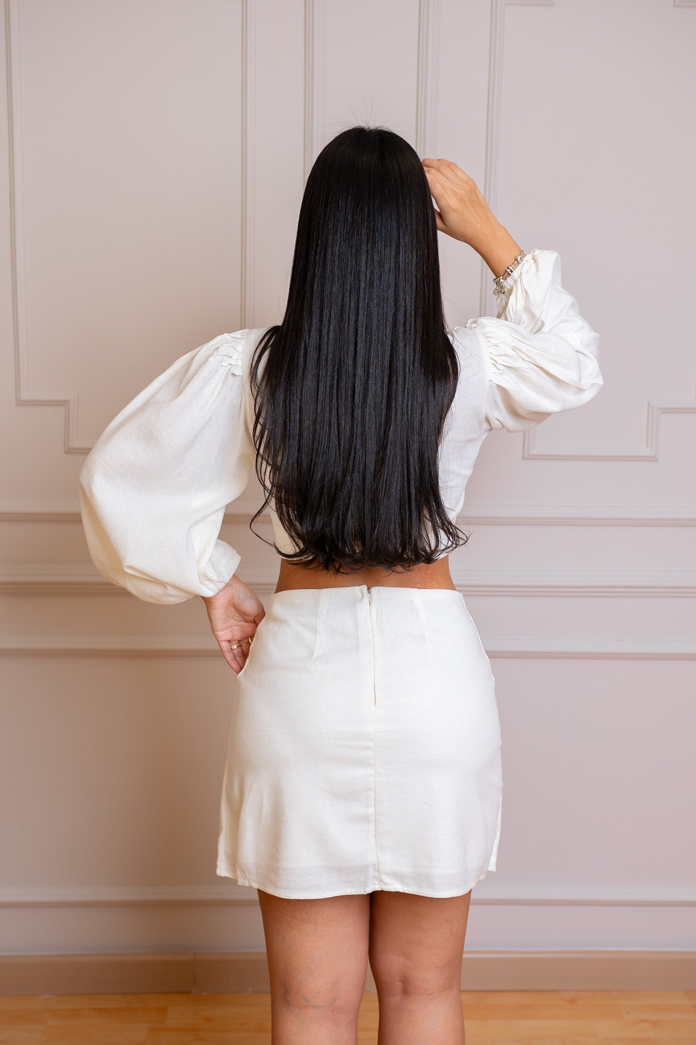 Vestido en Lino Suave color ivory – Ligero, elegante y siempre en tendencia