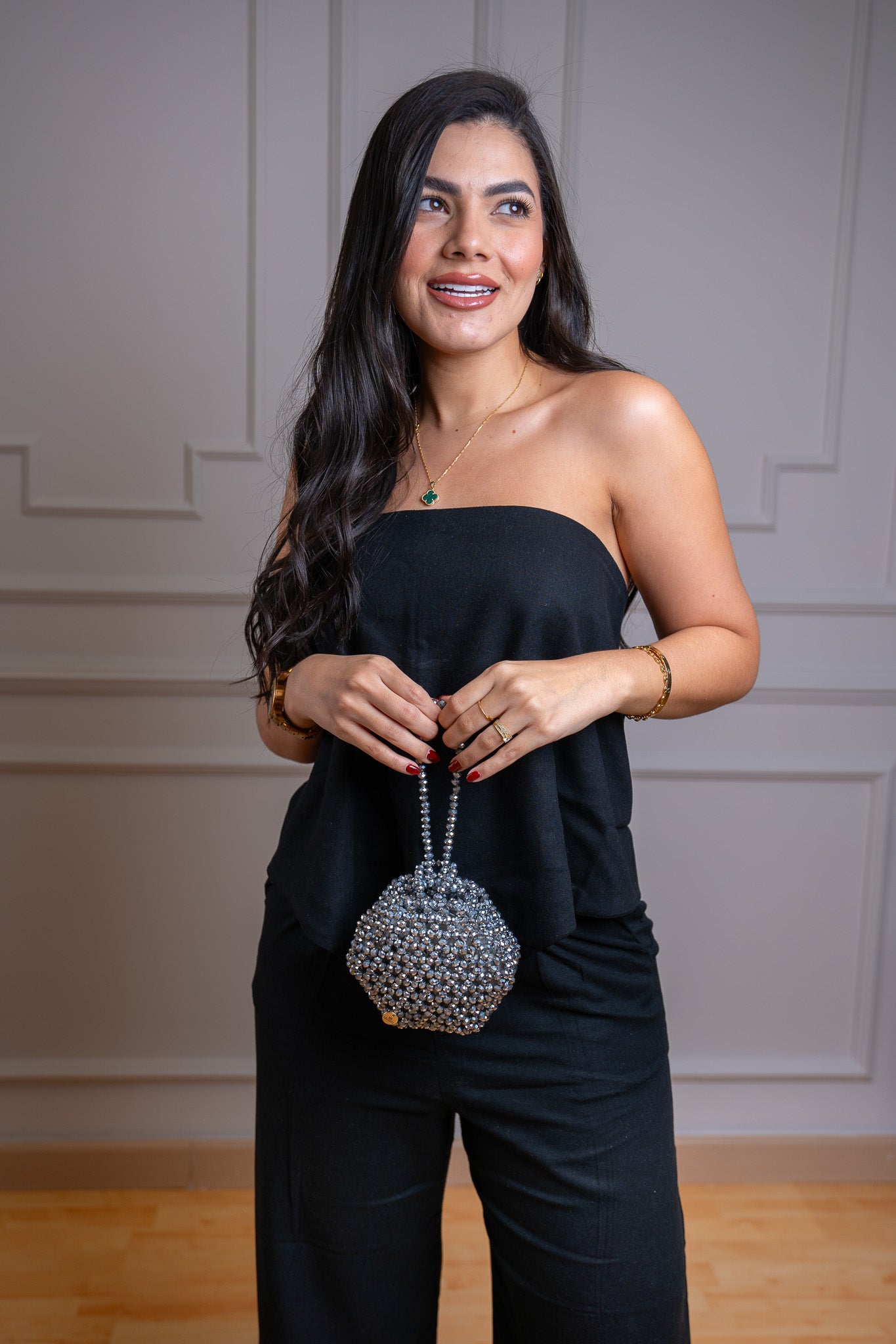 Bolso luxury ref: IRIS PLATA