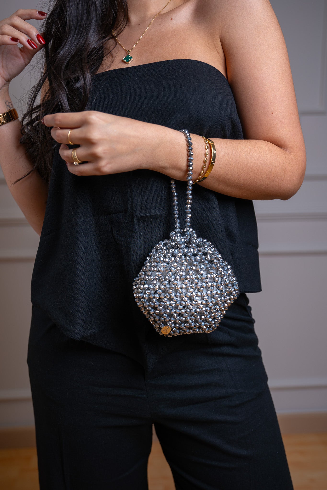 Bolso luxury ref: IRIS PLATA