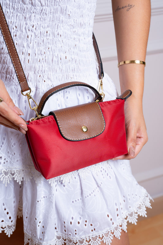 Mini Bolso “Chic París” – Rojo Pasión