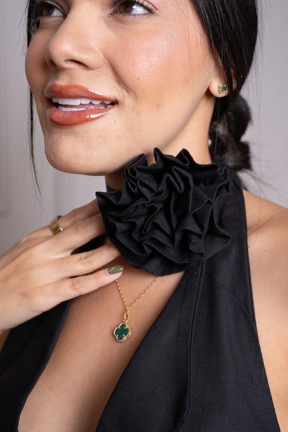 Set Negro 3 piezas en Lino