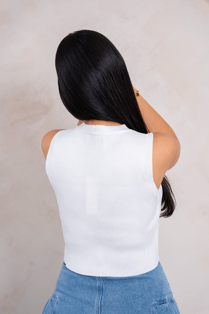 🇺🇸 CHALECO BLANCO AMERICANO REF: 657