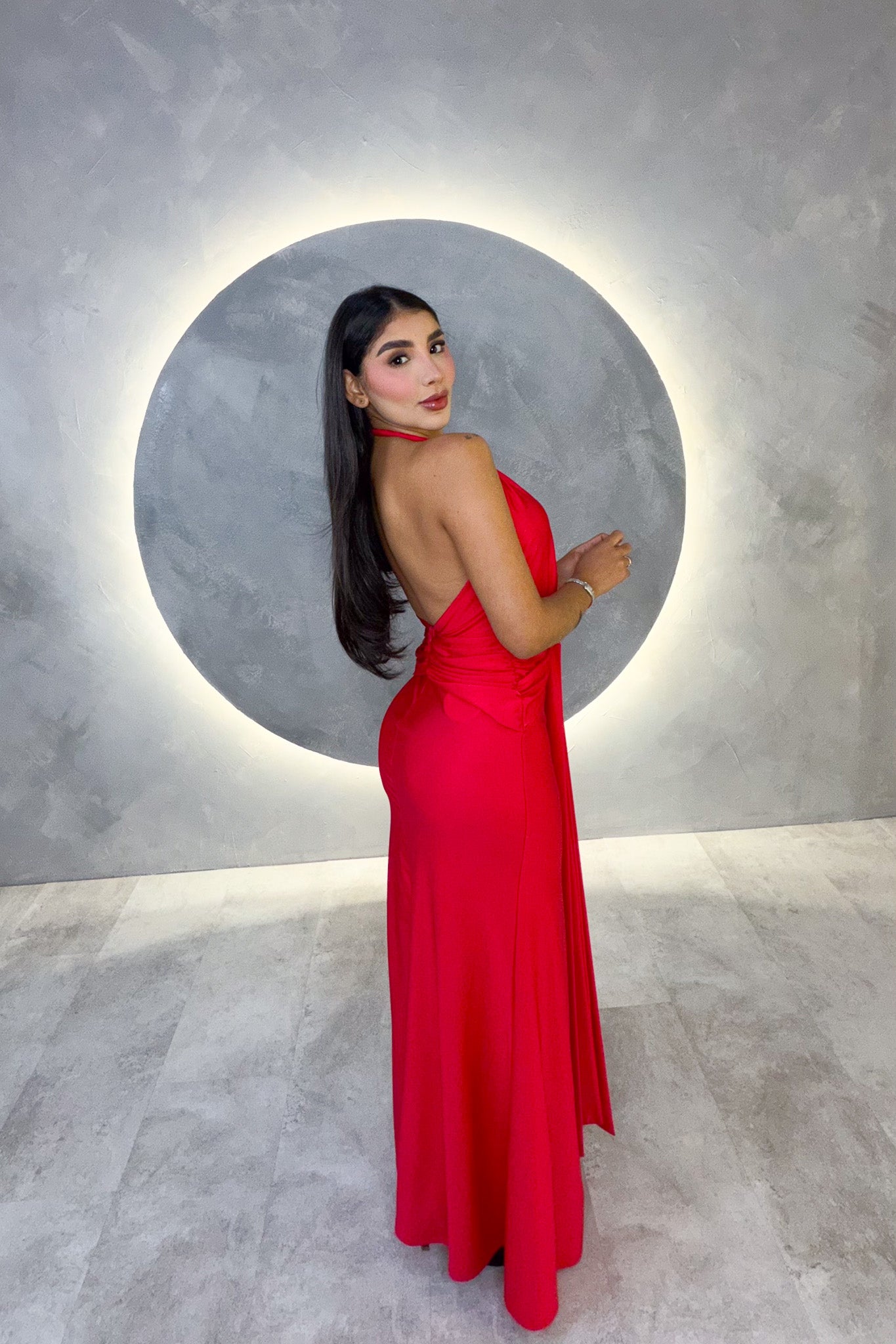 VESTIDO AMERICANO REF: LD12067 ROJO