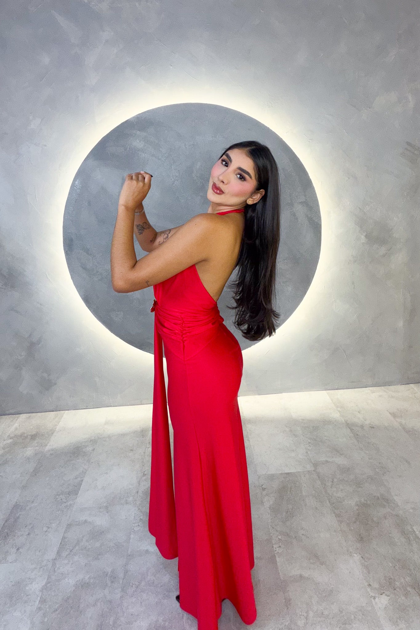 VESTIDO AMERICANO REF: LD12067 ROJO