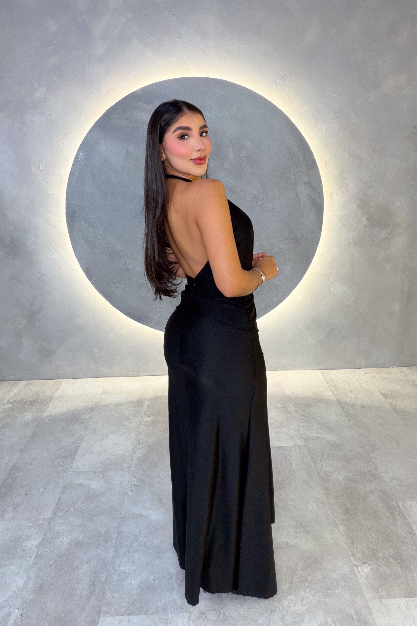 VESTIDO AMERICANO REF: LD12067 NEGRO