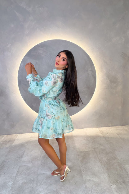 VESTIDO AMERICANO REF: IDA15325 AZUL