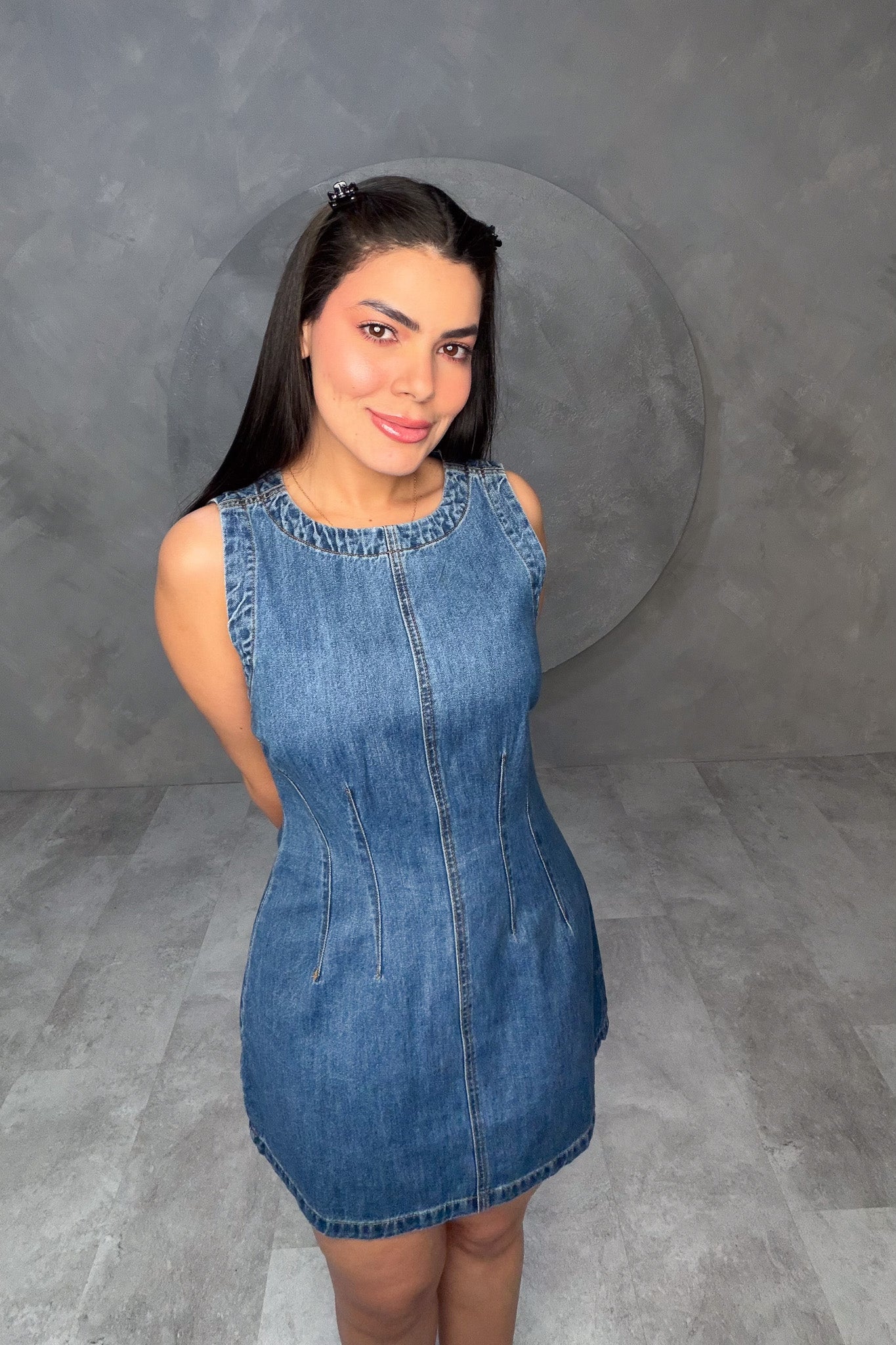 VESTIDO AMERICANO REF: MD4669 OSCURO