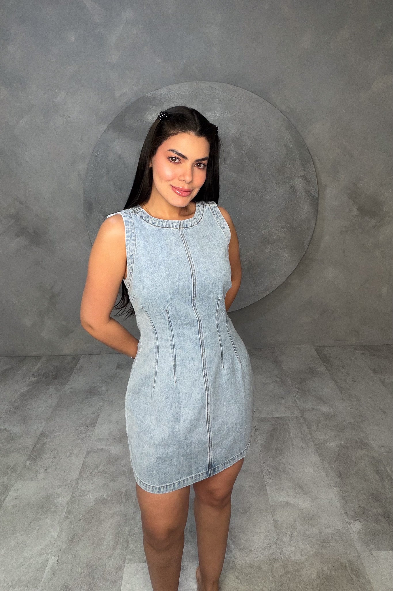 VESTIDO AMERICANO REF: MD4669 CLARO