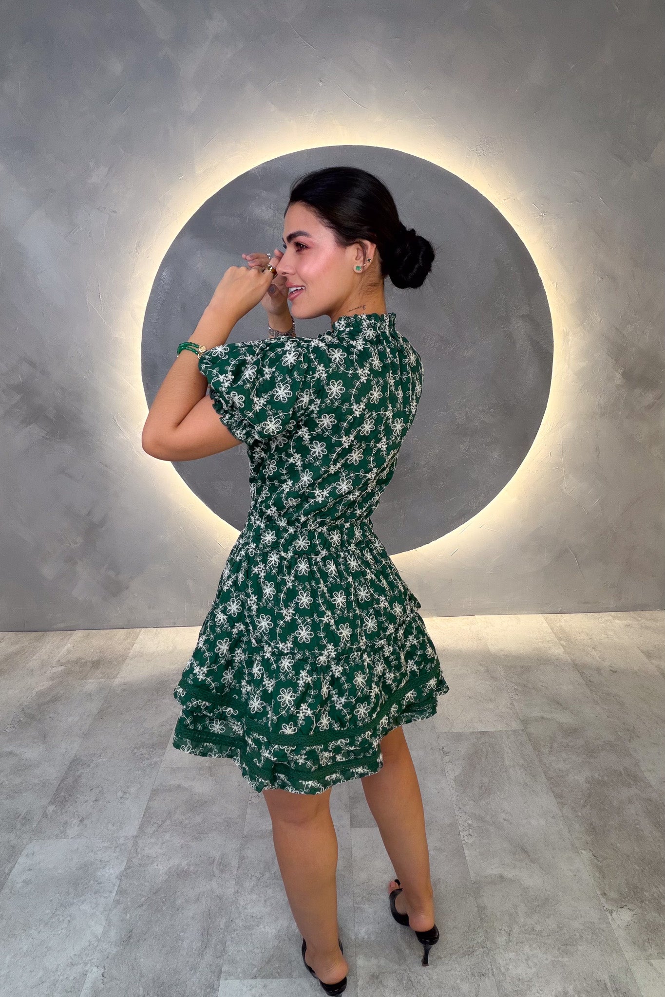 VESTIDO AMERICANO REF: MD2541M VERDE