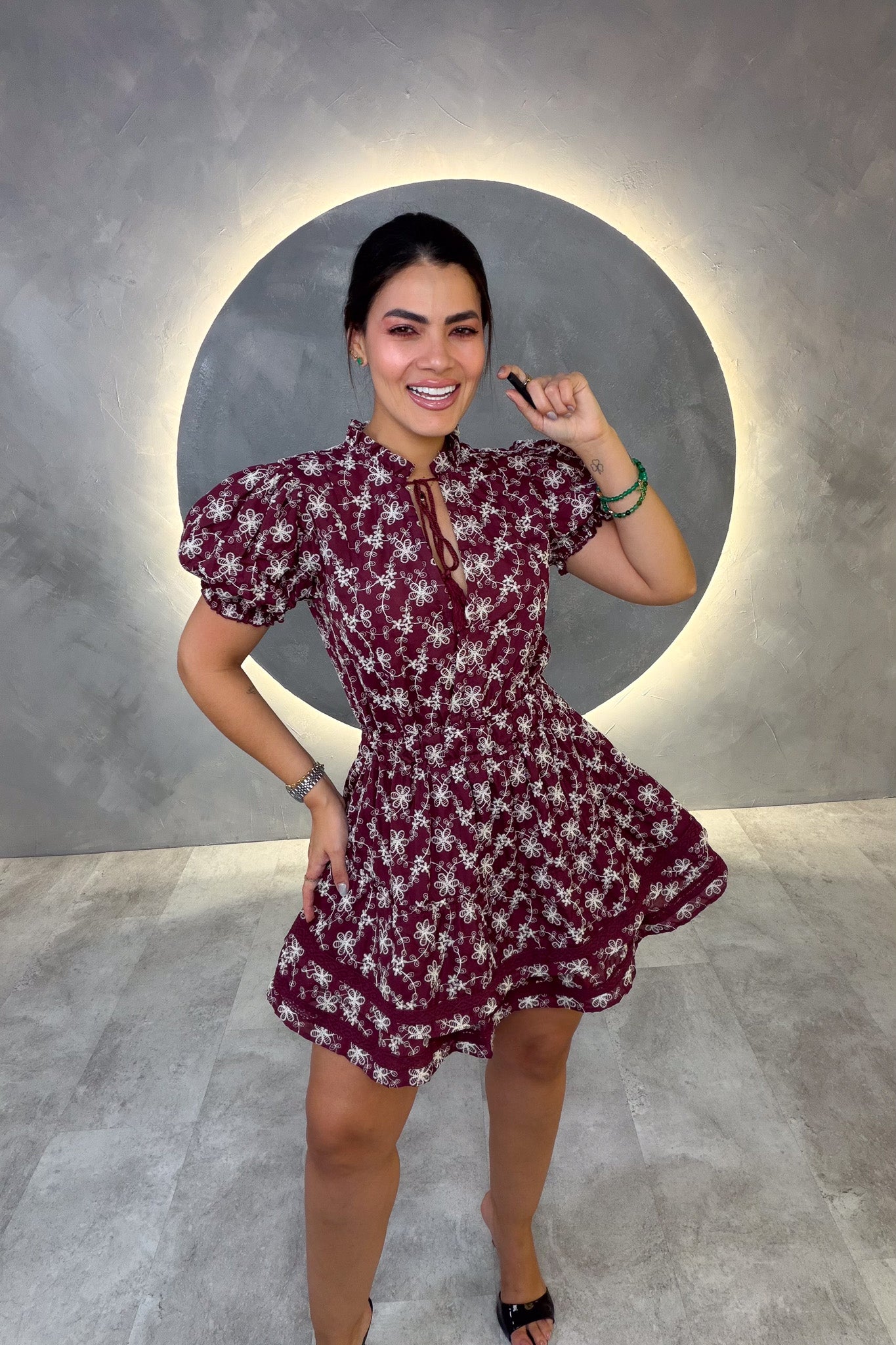 VESTIDO AMERICANO REF: MD2541M VINO