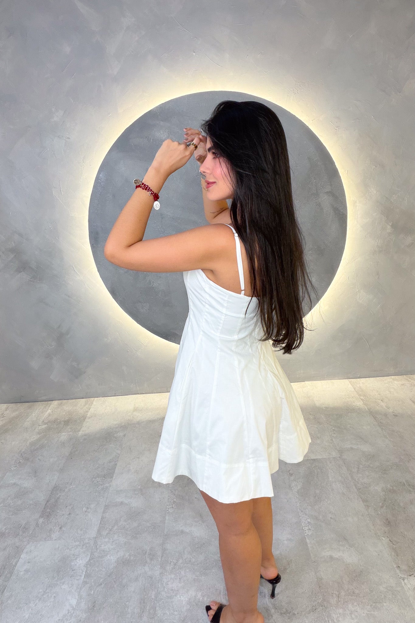 VESTIDO AMERICANO REF: ED1960 BLANCO