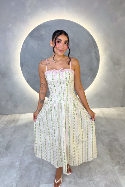 VESTIDO AMERICANO REF: MD6687 ROSADO