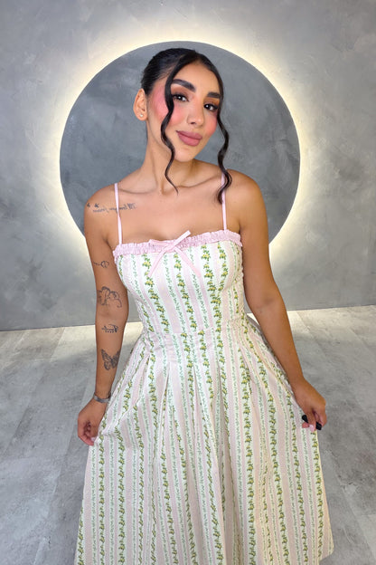 VESTIDO AMERICANO REF: MD6687 ROSADO