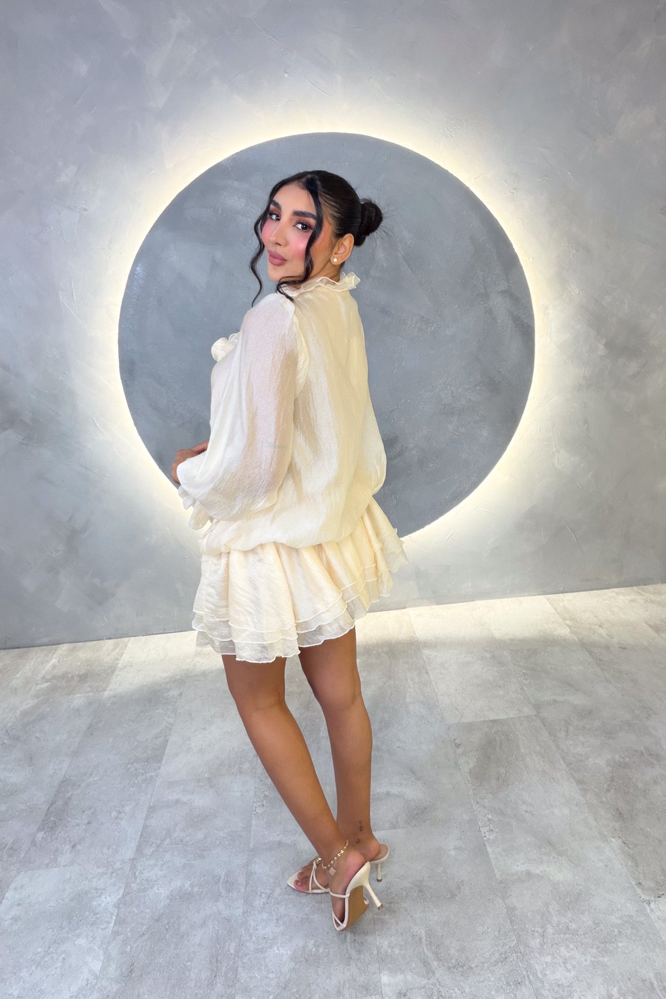 VESTIDO AMERICANO REF: IDO14874 VAINILLA