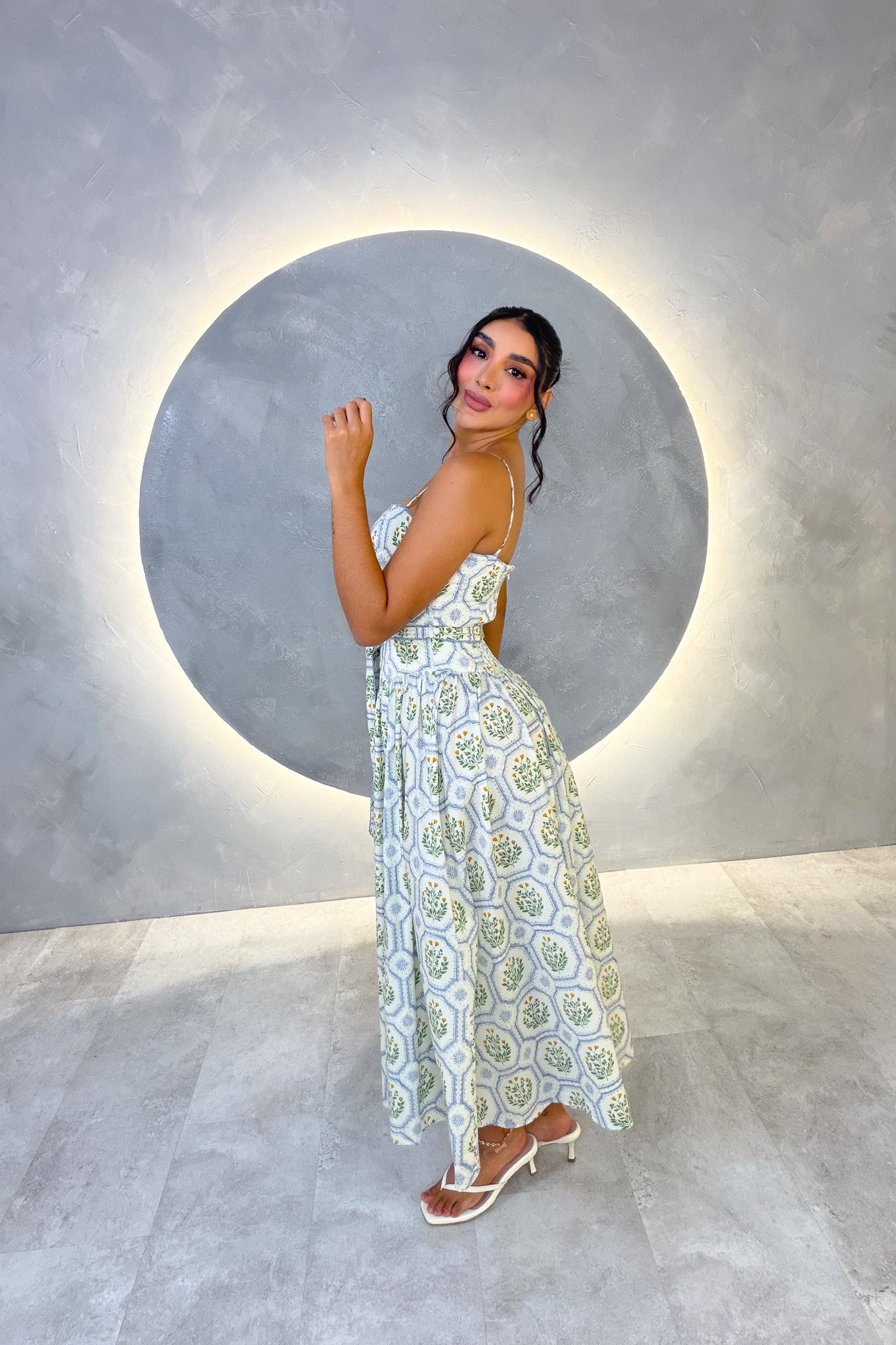 VESTIDO AMERICANO REF: MD6856 AZUL