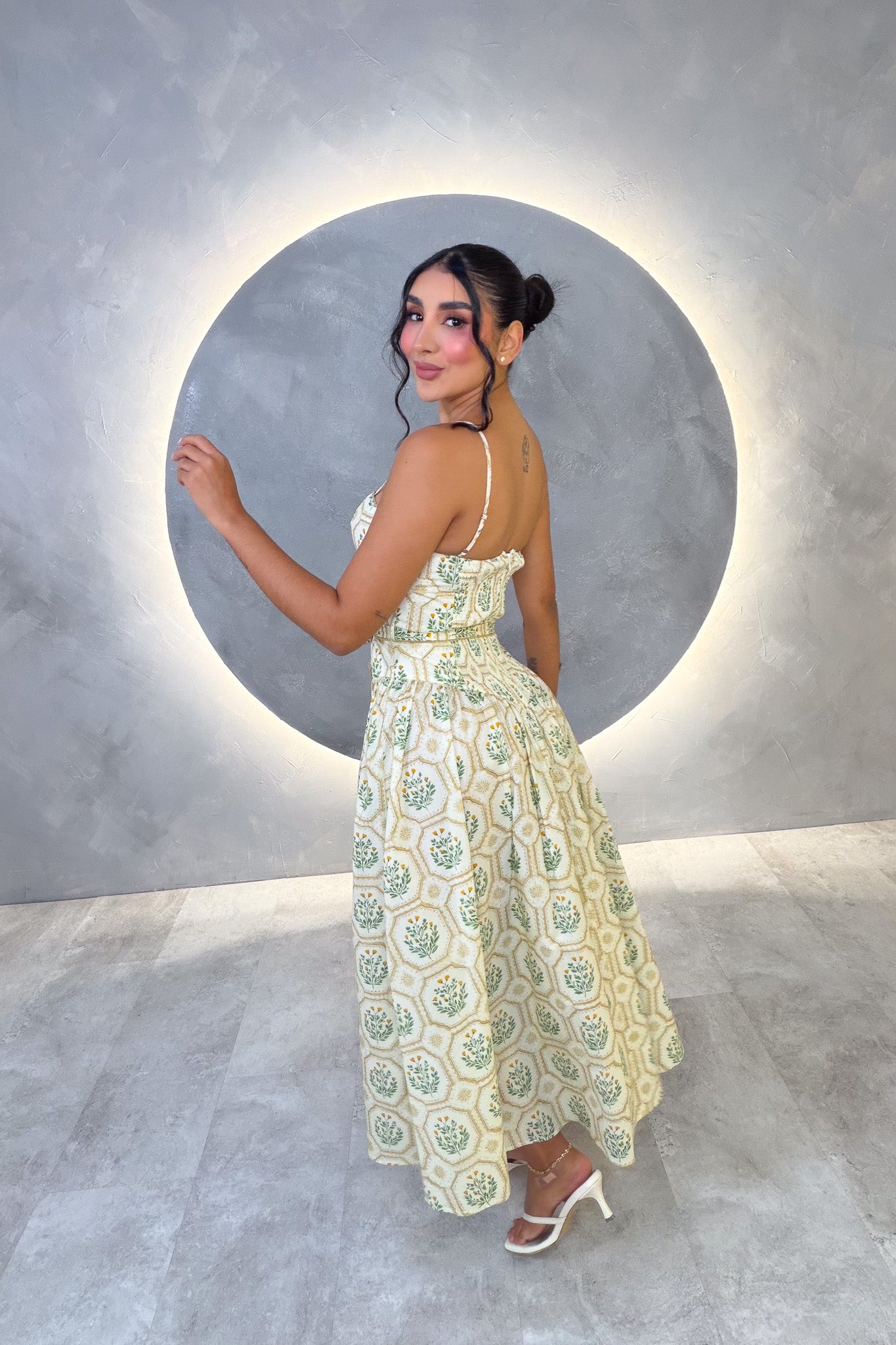 VESTIDO AMERICANO REF: MD6856 VERDE