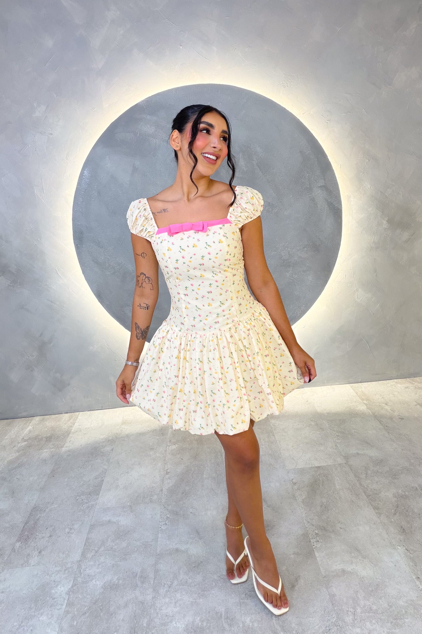 VESTIDO AMERICANO REF: AMARILLO