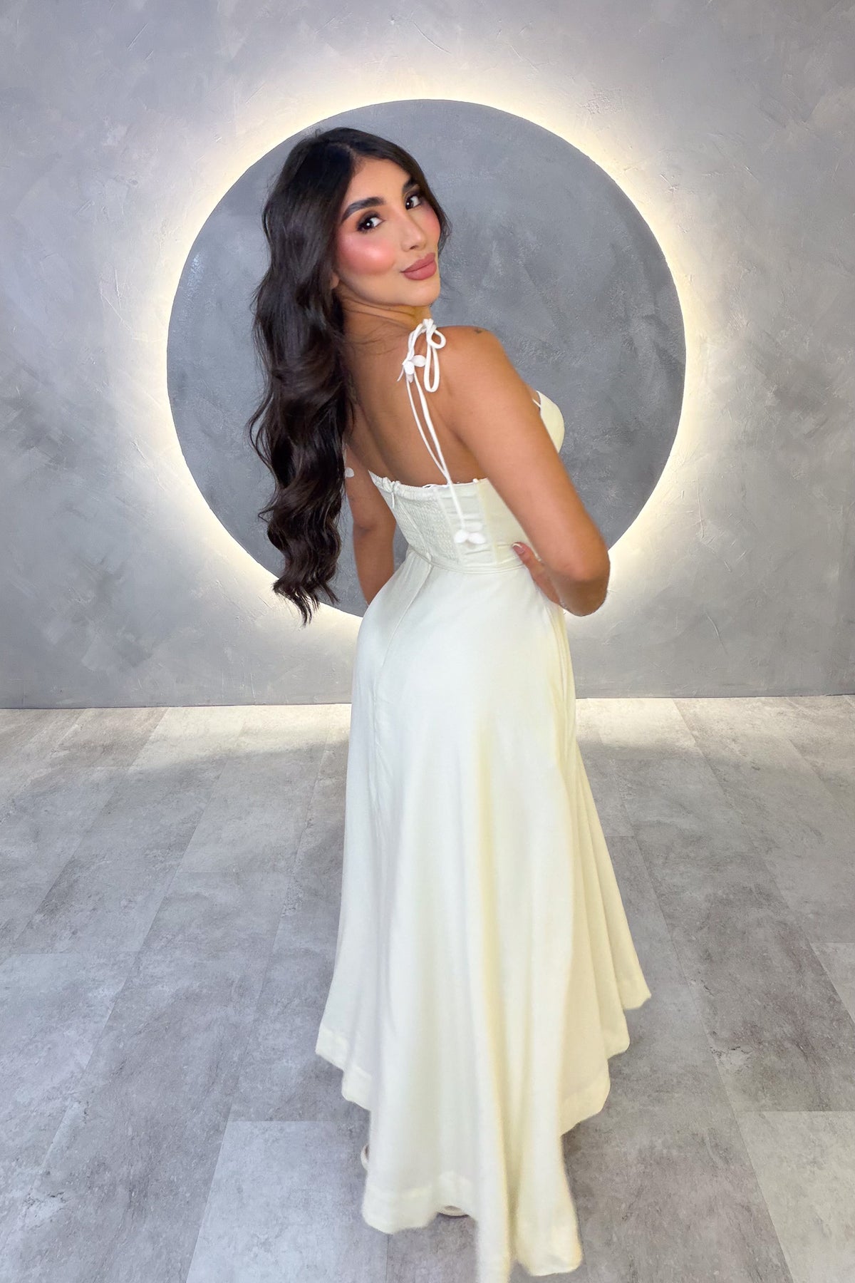 VESTIDO AMERICANO REF: ED1977 BEIGE