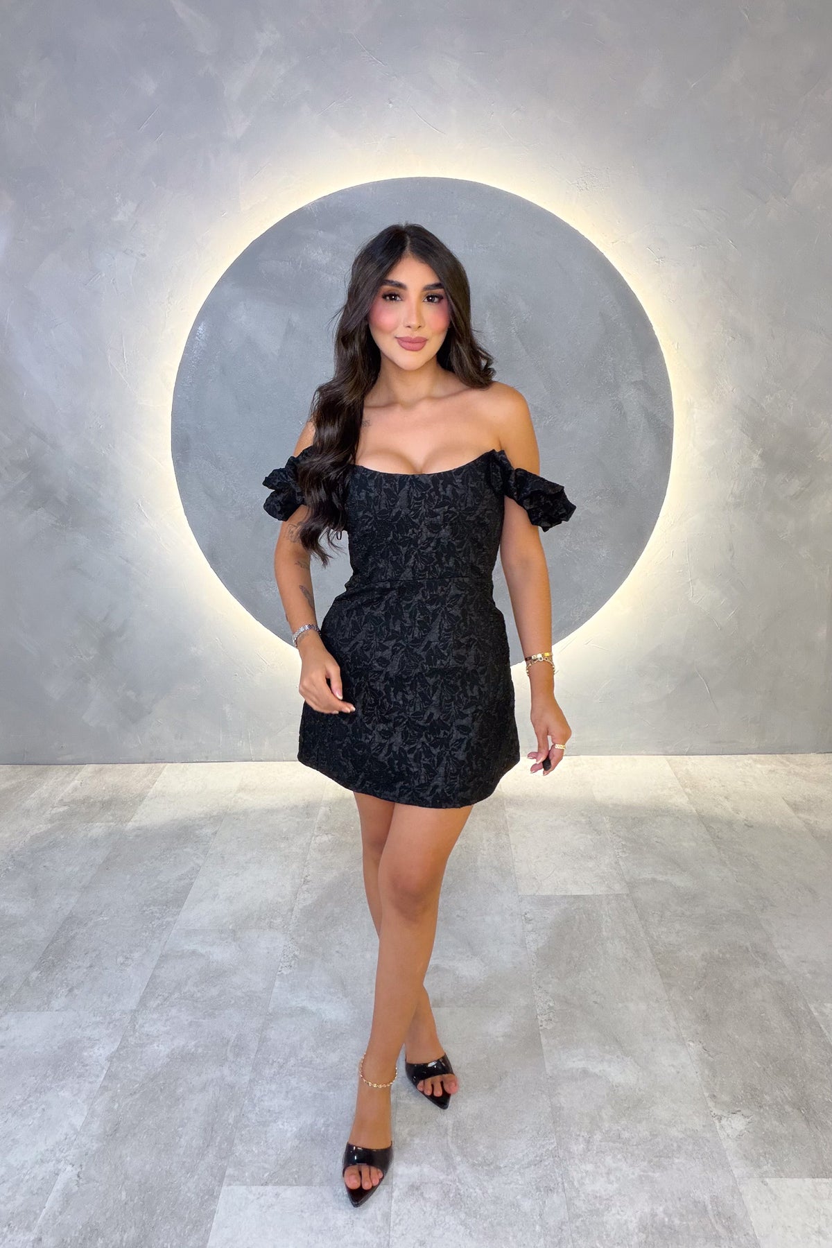 VESTIDO AMERICANO REF: LD12577 NEGRO