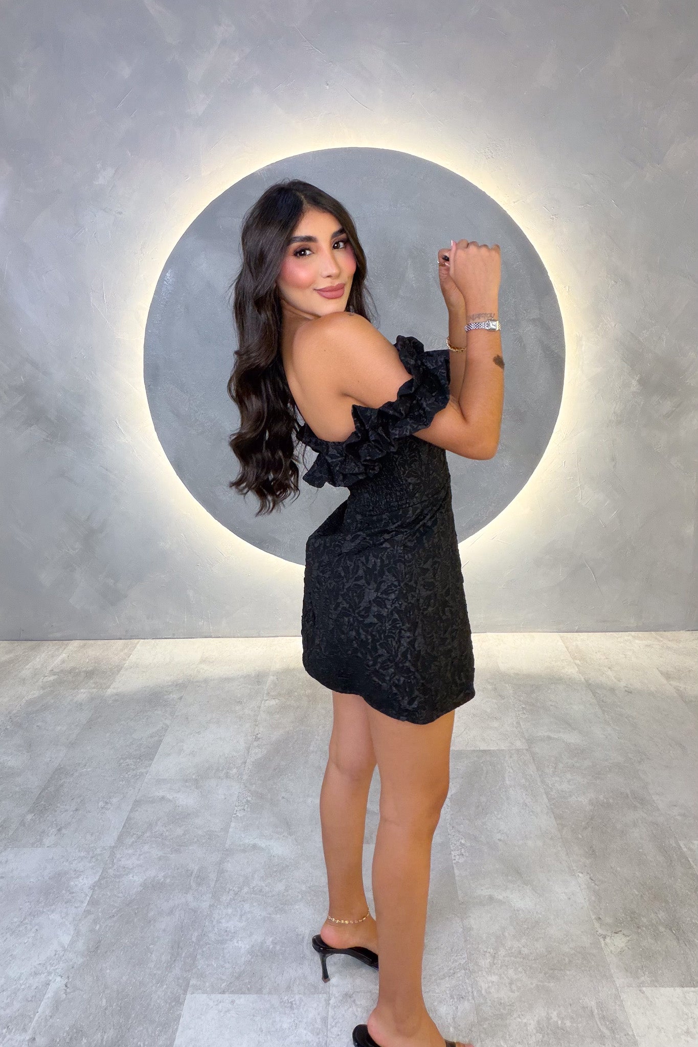 VESTIDO AMERICANO REF: LD12577 NEGRO