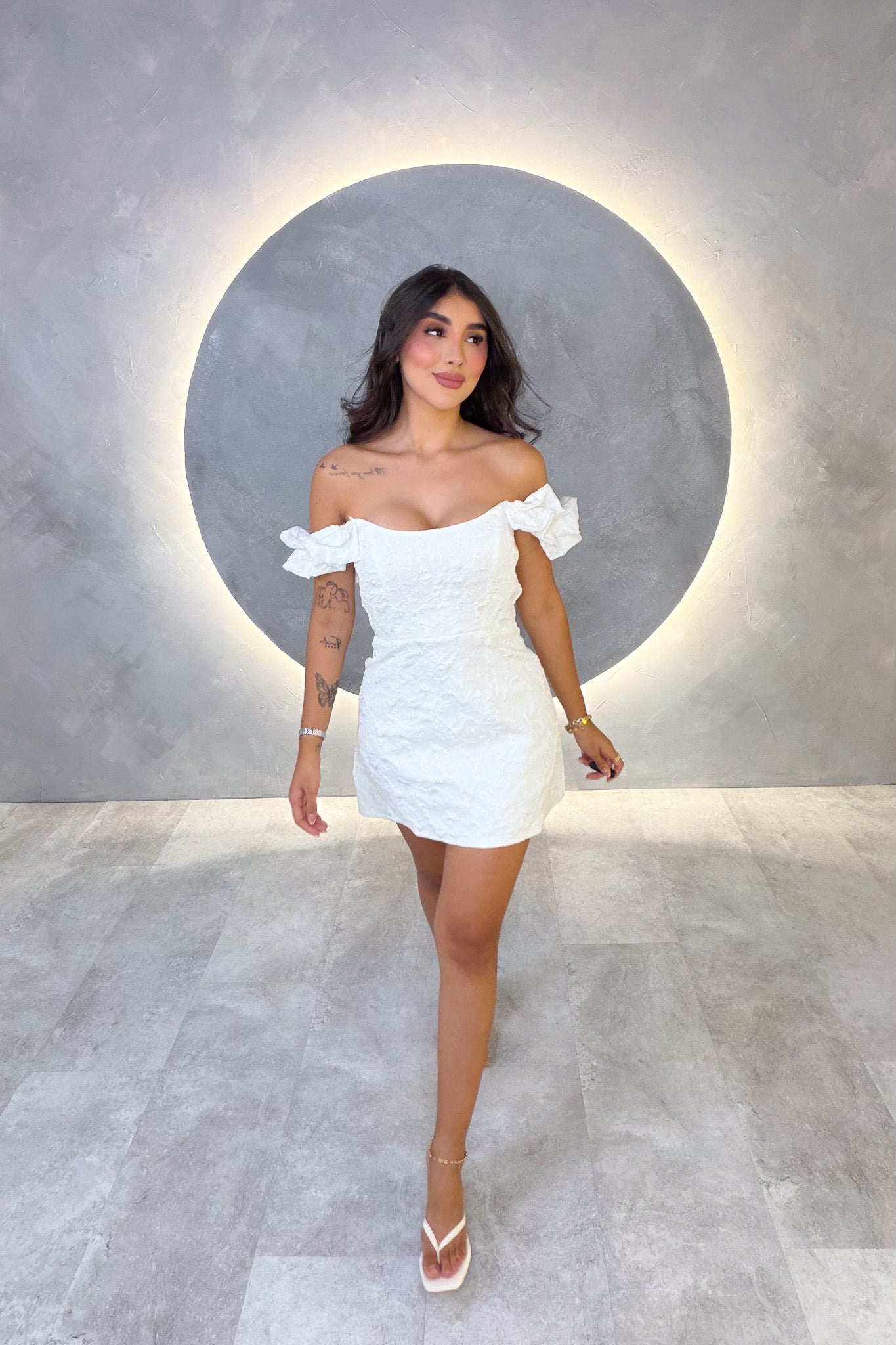 VESTIDO AMERICANO REF: LD12577 BLANCO