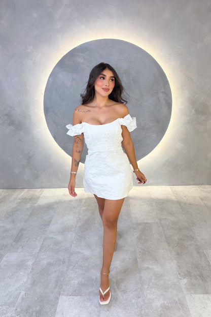 VESTIDO AMERICANO REF: LD12577 BLANCO