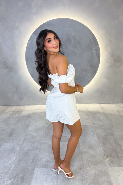 VESTIDO AMERICANO REF: LD12577 BLANCO