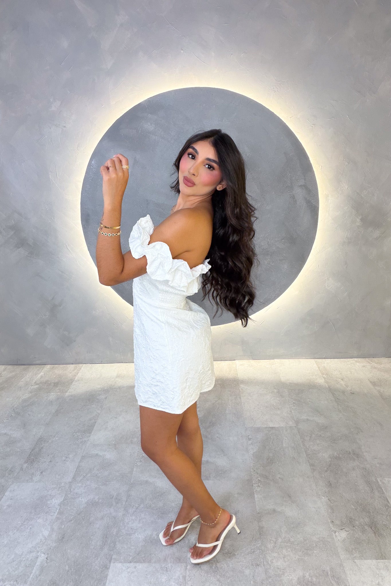VESTIDO AMERICANO REF: LD12577 BLANCO