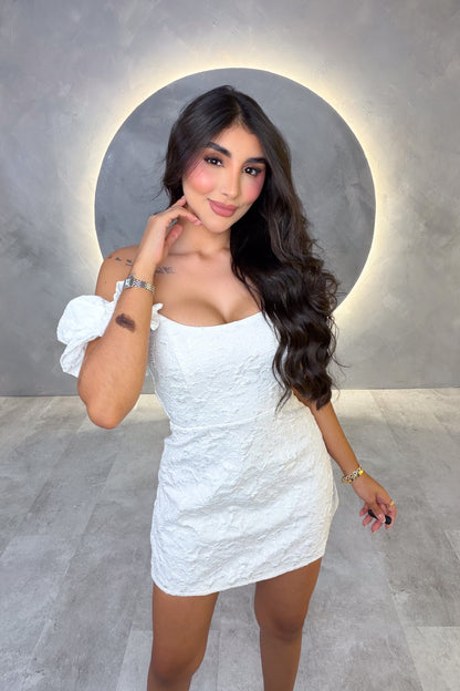 VESTIDO AMERICANO REF: LD12577 BLANCO